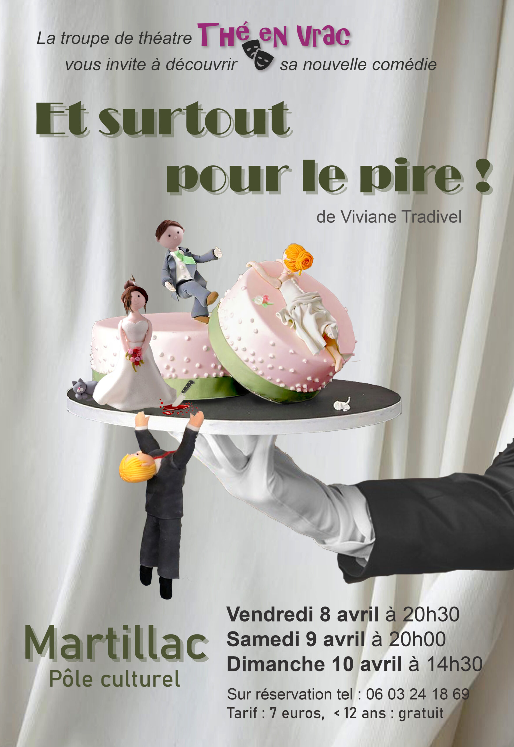 Pièce de théâtre "Et surtout pour le pire ! " par la troupe Thé en Vrac.