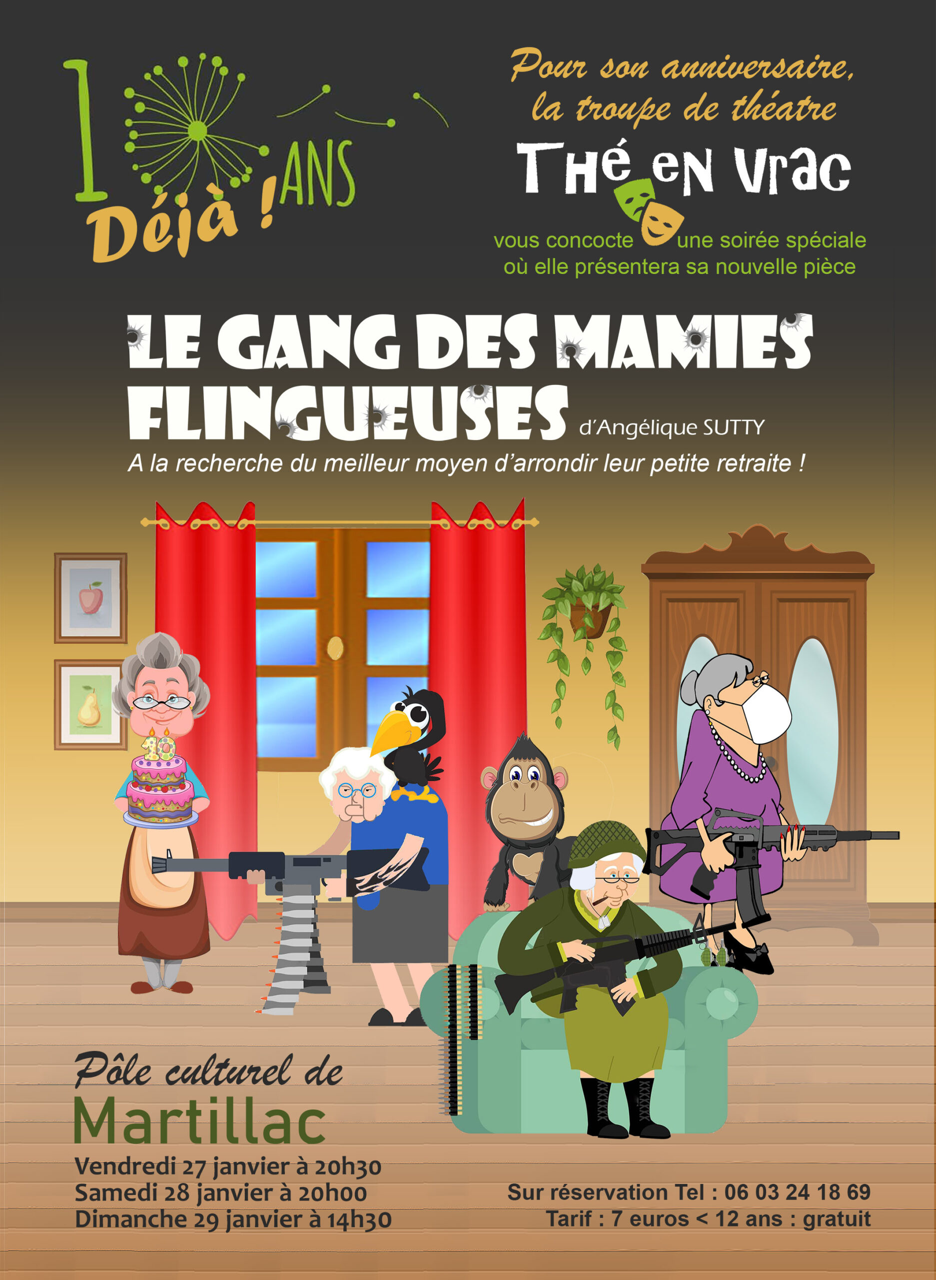 Pièce de Théâtre "Le Gang des mamies flingueuses"