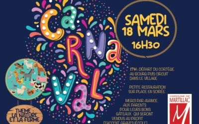 Carnaval, le samedi 18 mars 2023 à 16h30.
