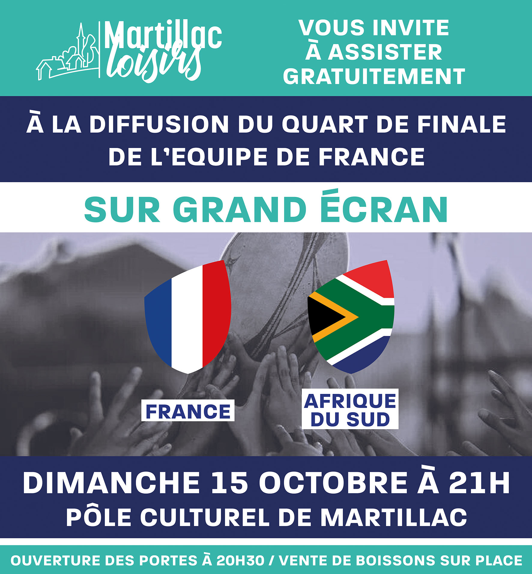 Quart de Finale de Coupe du Monde de Rugby