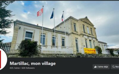 Facebook Mairie : Martillac, mon village.