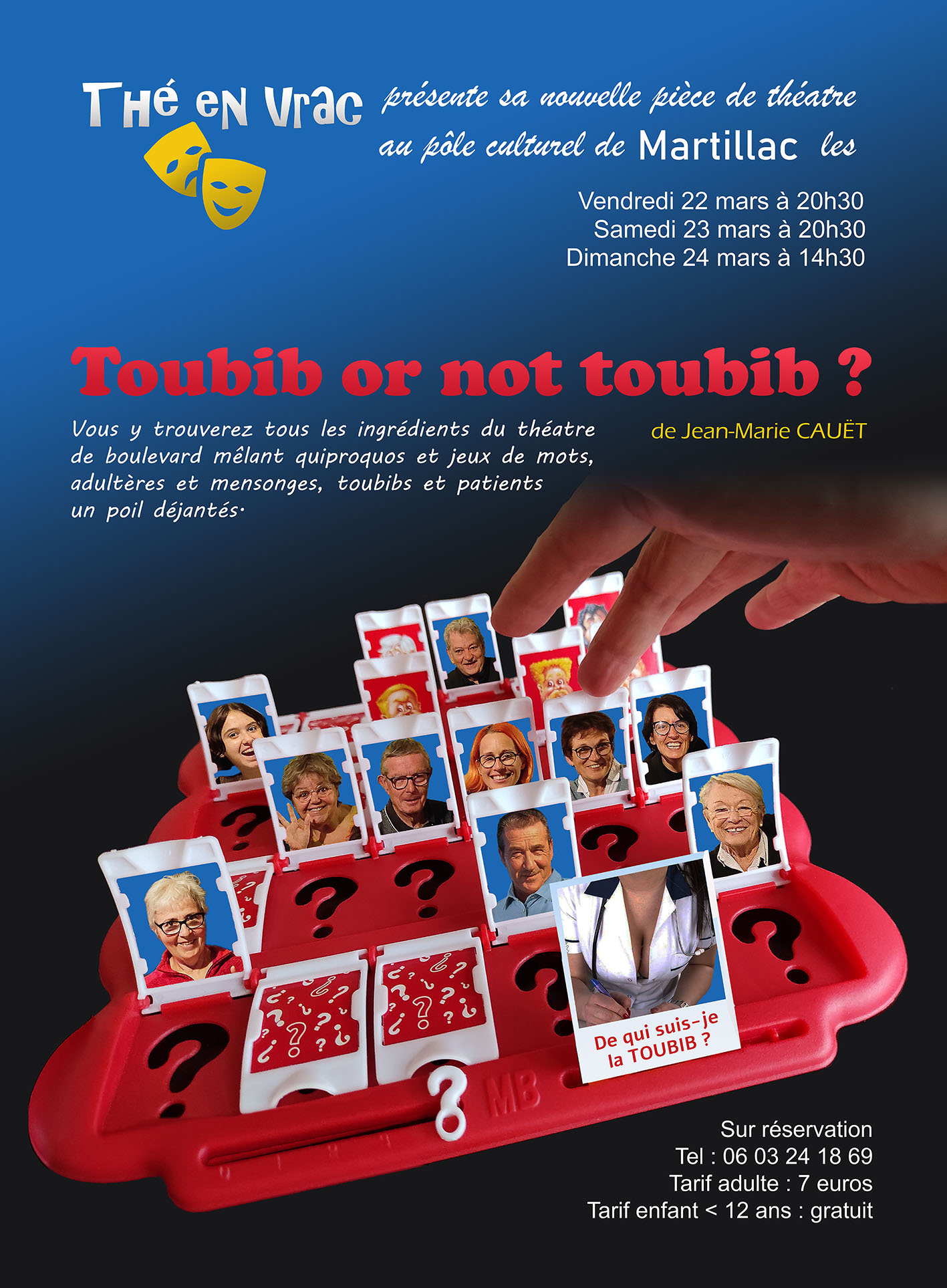 Pièce de théâtre "Toubib or not Toubib" par Thé en Vrac