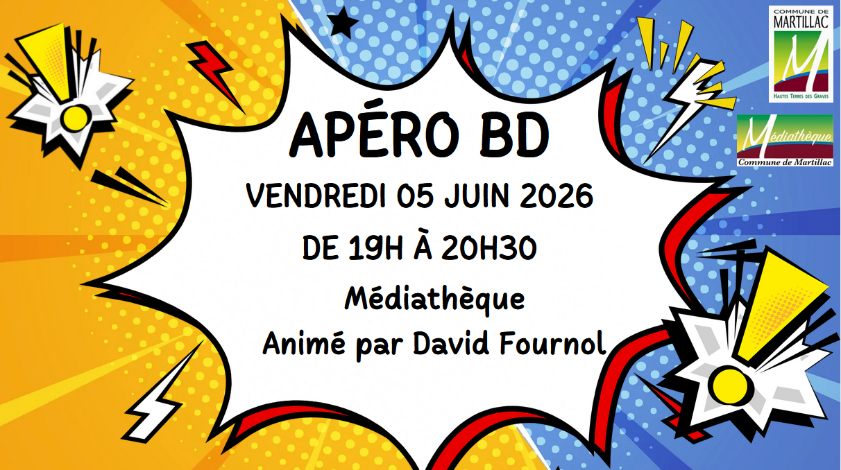 APÉRO BD À LA MÉDIATHÈQUE