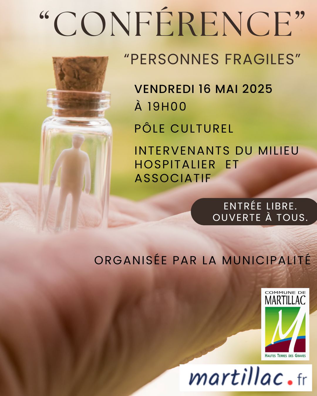 Conférence. Personnes fragiles.