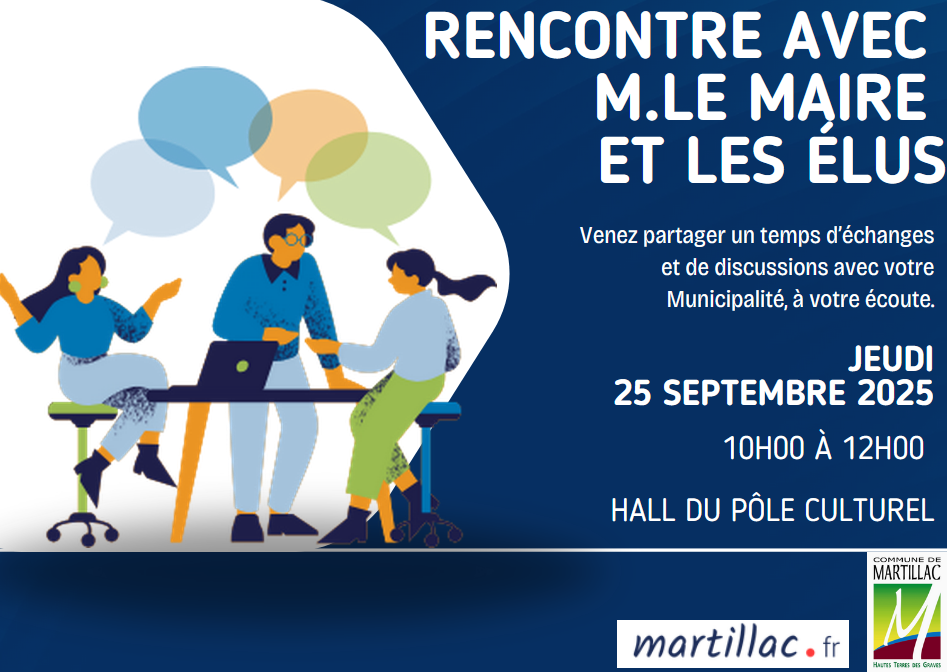 Rencontre avec M.le Maire et les Élus