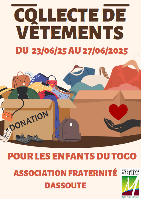 Collecte solidaire de vêtements