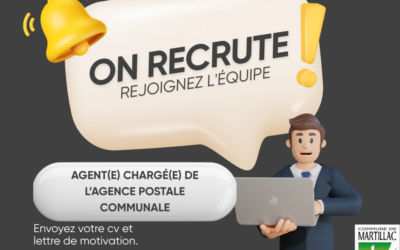 La commune recrute un(e) agent(e) pour son Agence Postale Communale