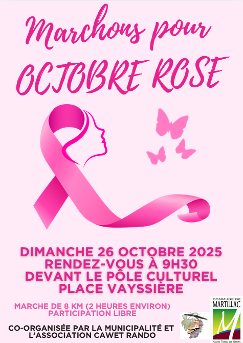 "OCTOBRE ROSE" (marche)