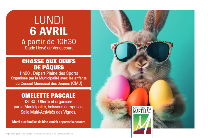 FÊTE DE PÂQUES ET OMELETTE PASCALE