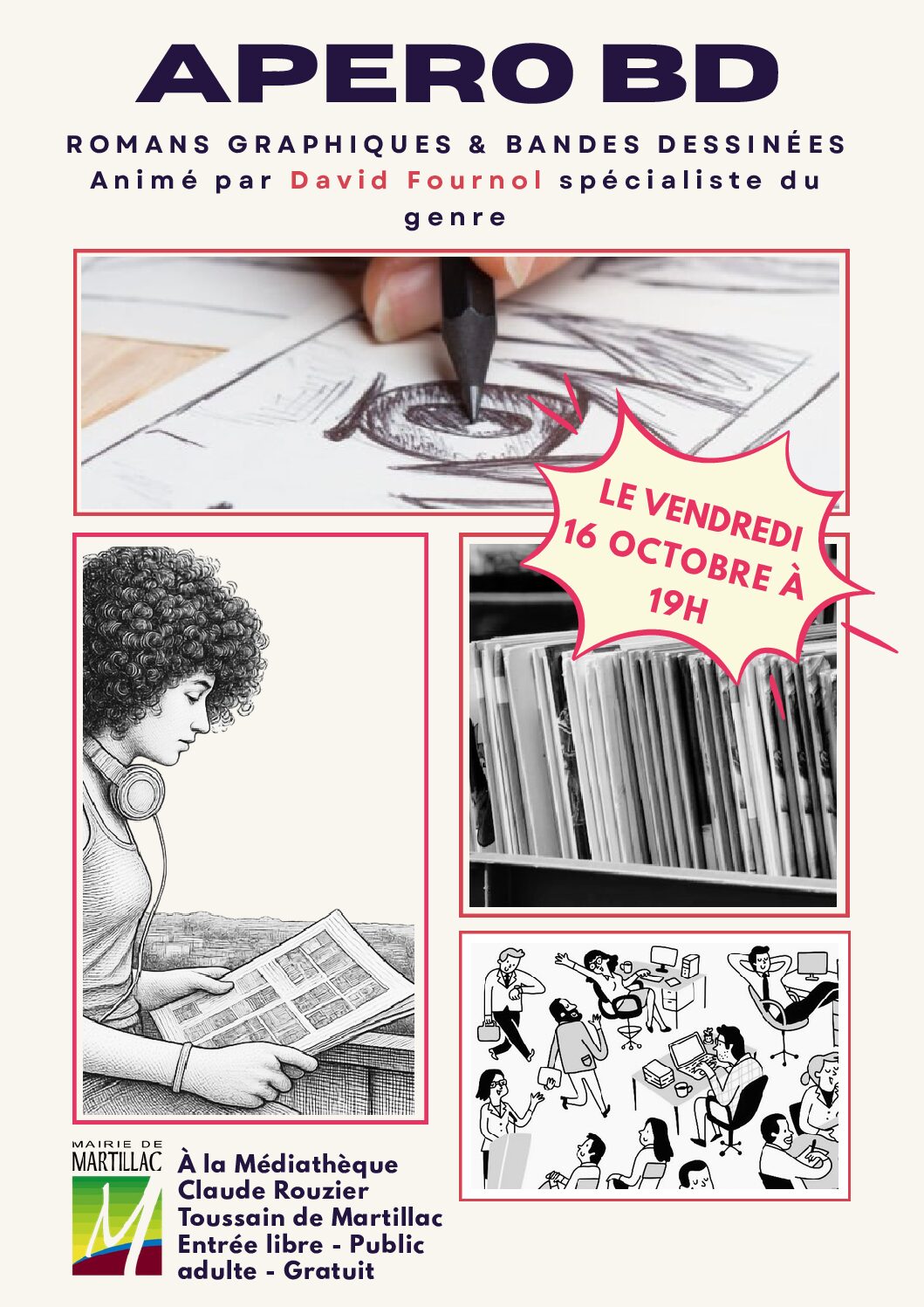 APÉRO BD À LA MÉDIATHÈQUE