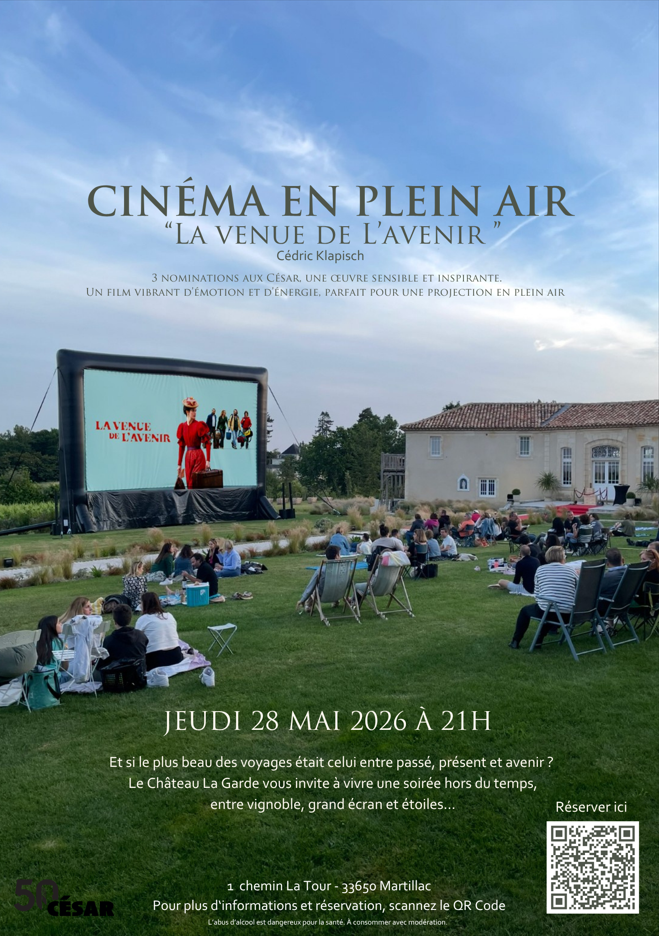 CINÉMA EN PLEIN AIR - CHÂTEAU LA GARDE