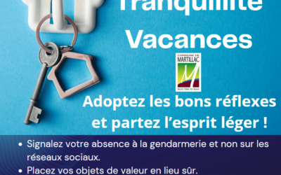OPÉRATION TRANQUILLITÉ VACANCES 2026