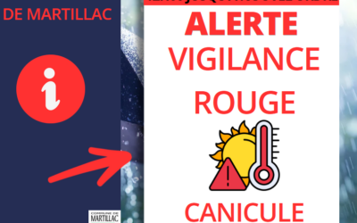 ALERTE CANICULE « VIGILANCE ROUGE » DIMANCHE 21 JUIN 2026
