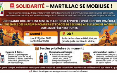 🚨 SOLIDARITÉ – MARTILLAC SE MOBILISE !