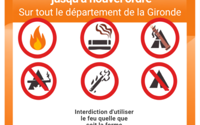 Vigilance Orange – Risque de feux de forêt en Gironde