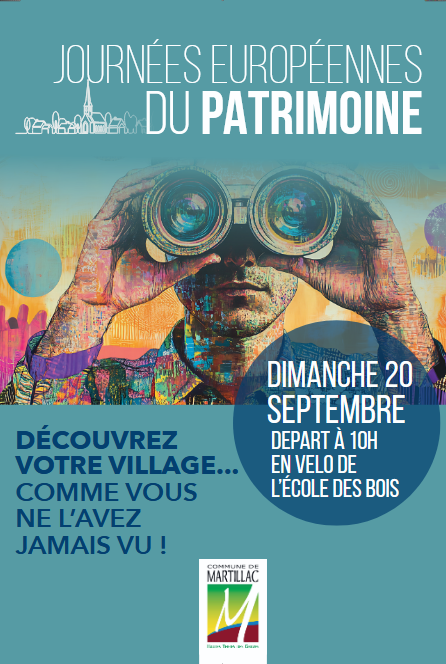 JOURNÉES EUROPÉENNES DU PATRIMOINE À MARTILLAC