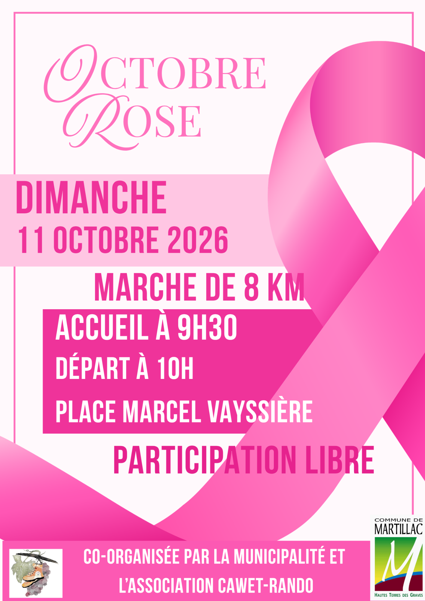 OCTOBRE ROSE - MARCHE SOLIDAIRE