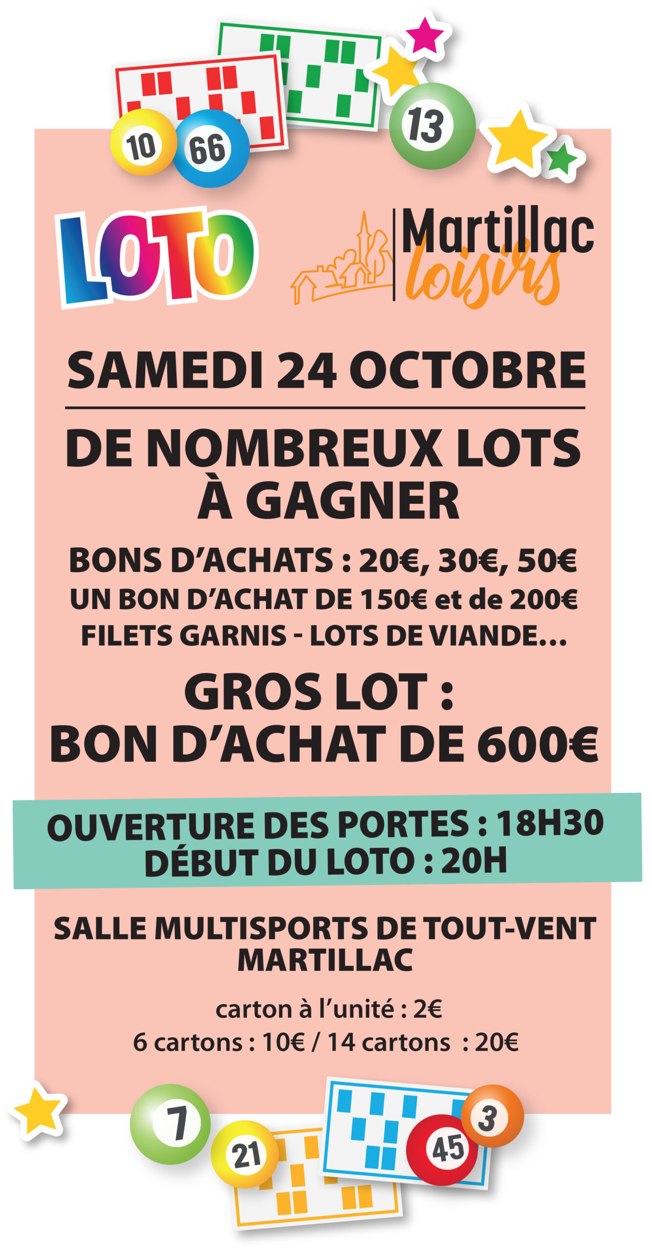 LOTO DE MARTILLAC LOISIRS